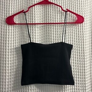Zara Black Crop Top